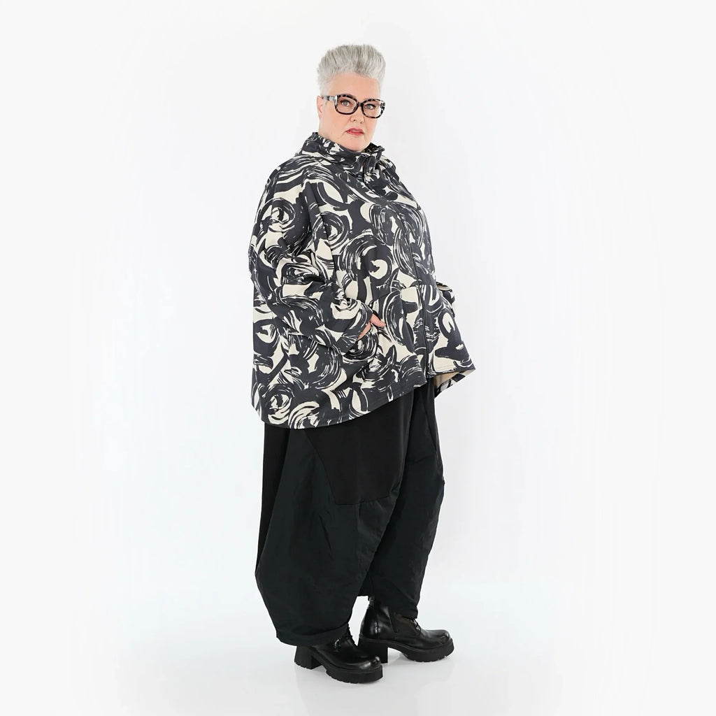 AKH Premium 7104 Veste, Écru-Noir