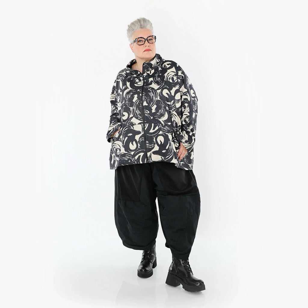 AKH Premium 7104 Veste, Écru-Noir