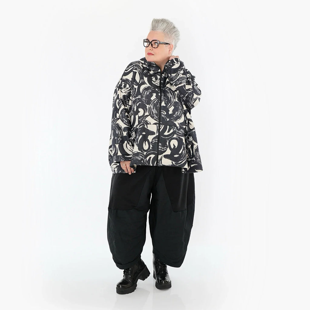 AKH Premium 7104 Veste, Écru-Noir
