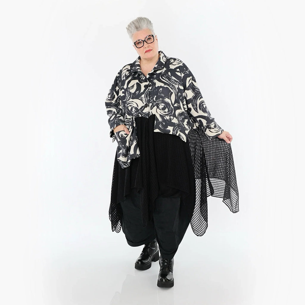 Veste AKH Premium 7147, écru-noir