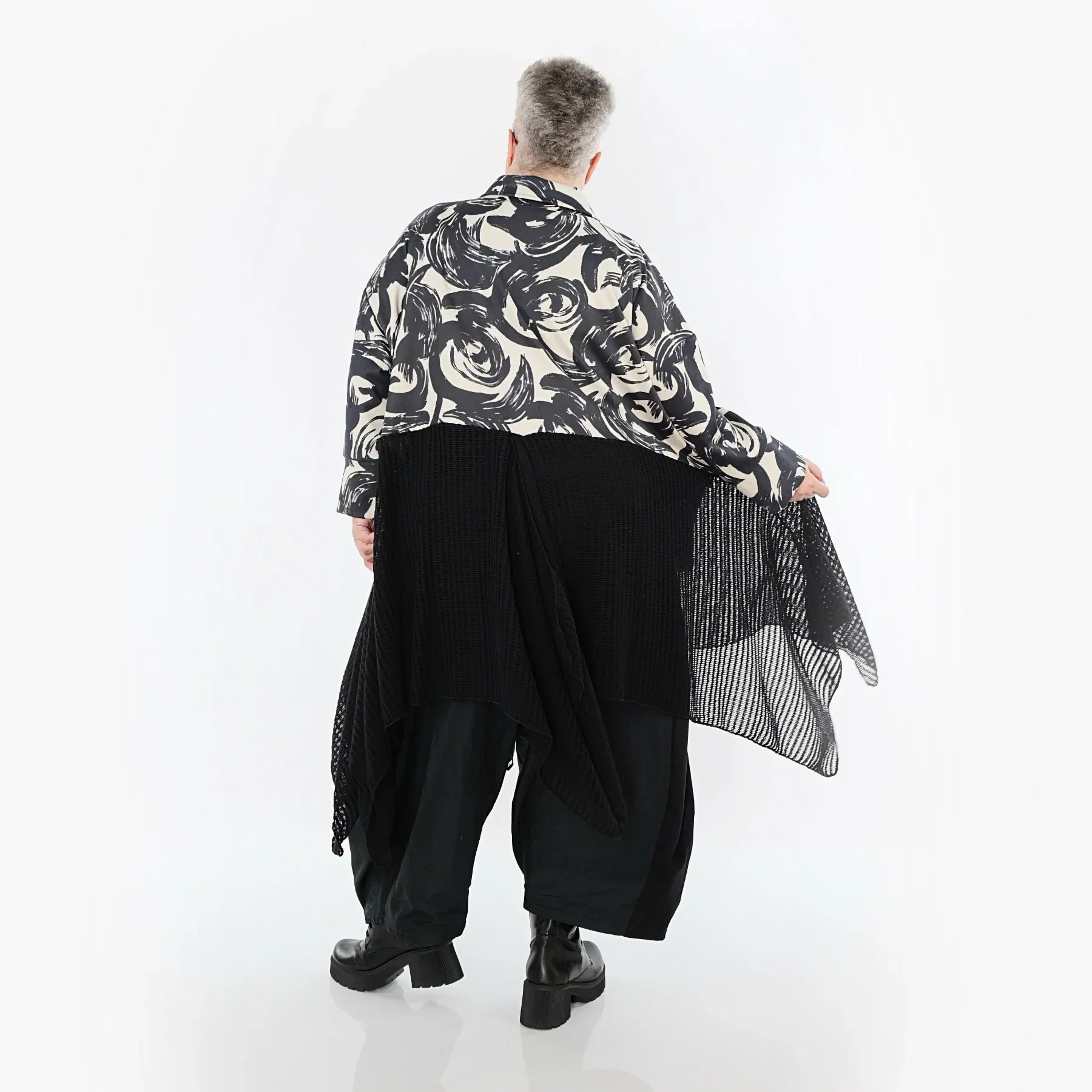 Veste AKH Premium 7147, écru-noir