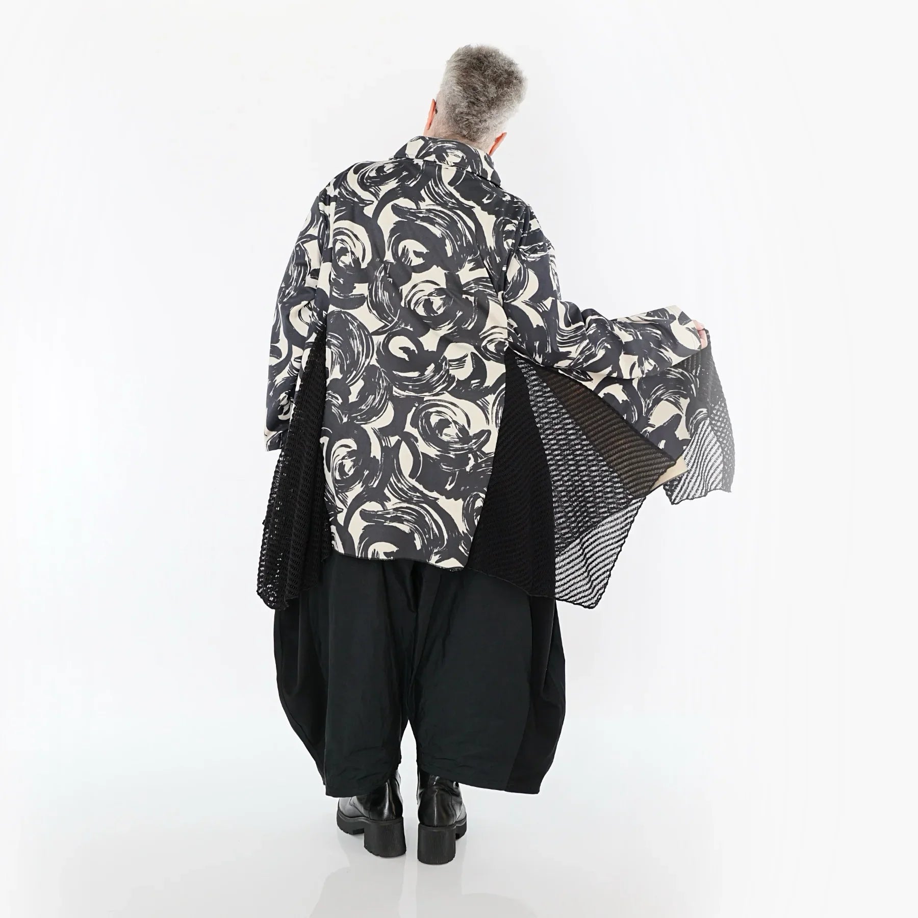 Veste AKH Premium 7148, écru-noir