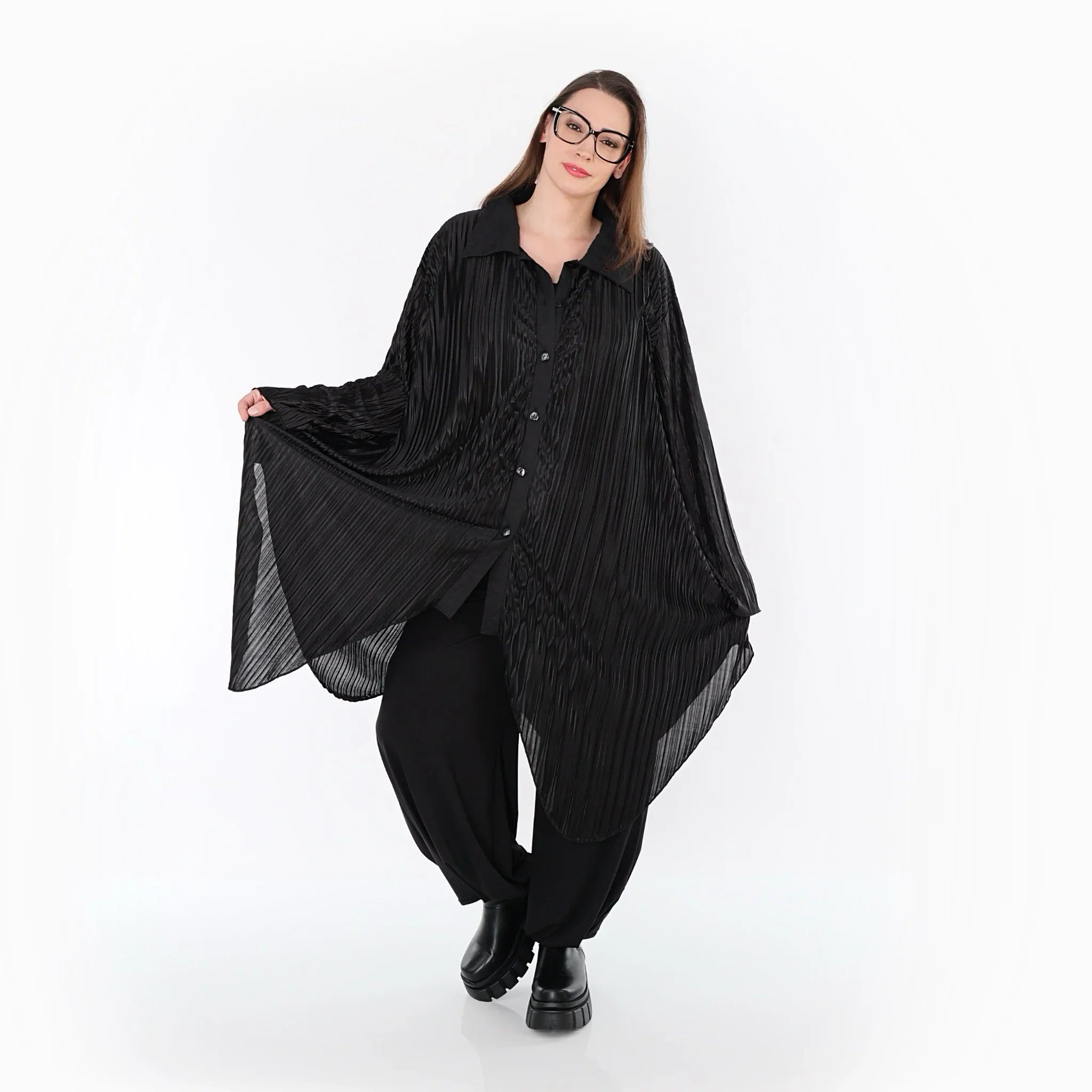 Chemisier AKH Premium 7150, Noir