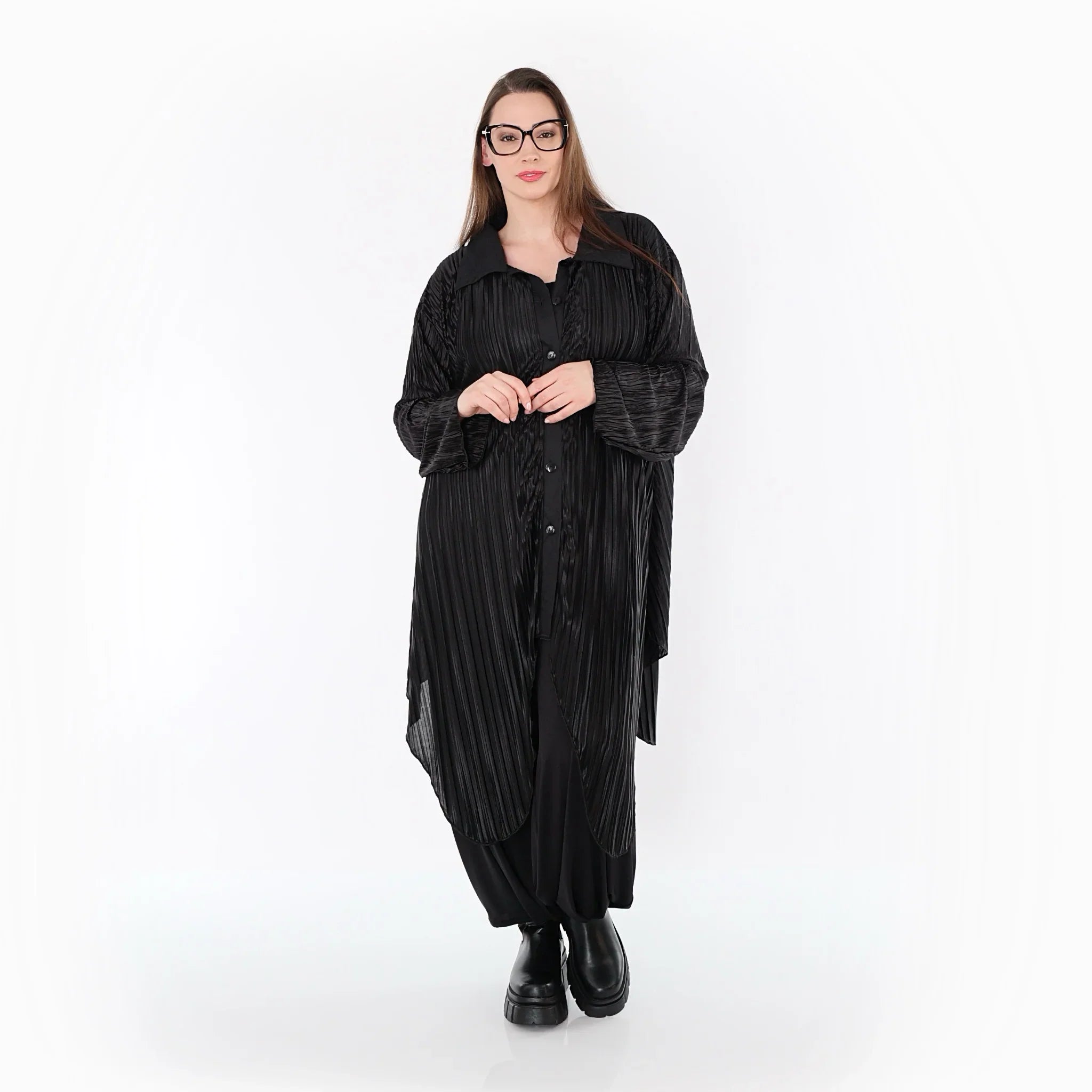 Chemisier AKH Premium 7150, Noir