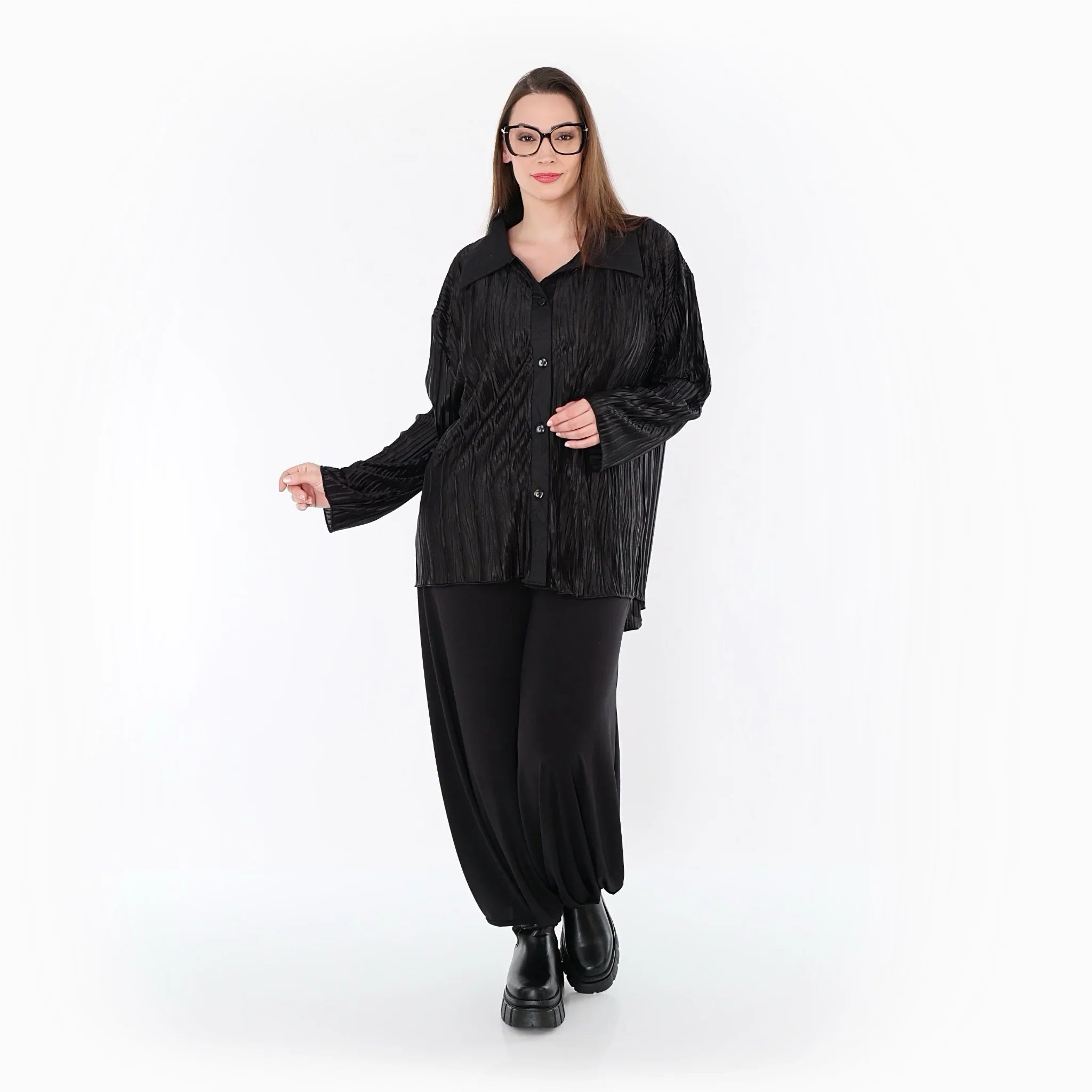 AKH Premium 7151 Chemisier, Noir