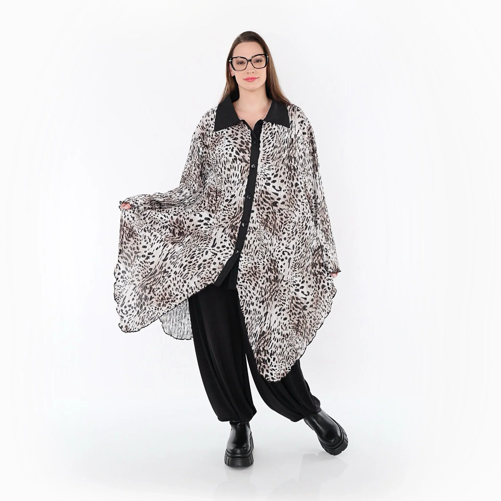 Chemise AKH Premium 7150, écru-marron-noir