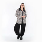 AKH Premium 7151 Blouse, écru-marron-noir