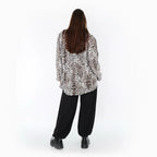 AKH Premium 7151 Blouse, écru-marron-noir