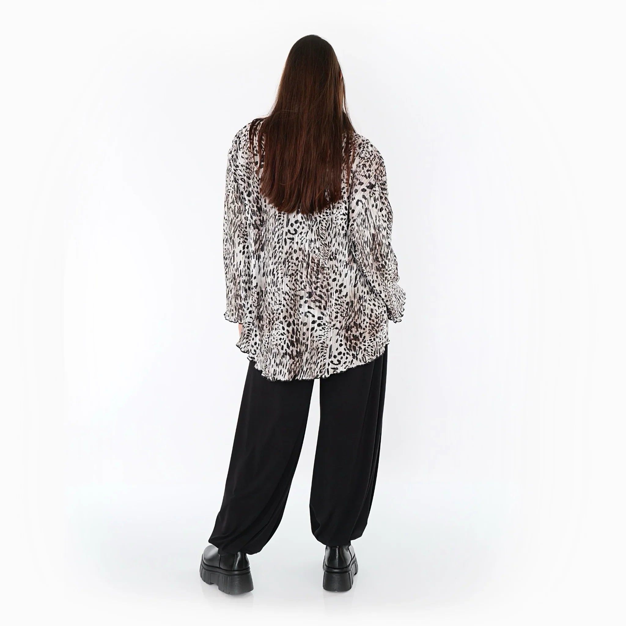 AKH Premium 7151 Blouse, écru-marron-noir