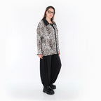 AKH Premium 7151 Blouse, écru-marron-noir