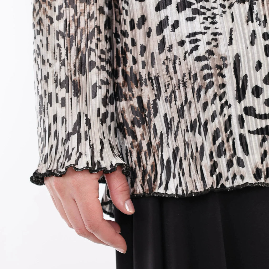 AKH Premium 7151 Blouse, écru-marron-noir