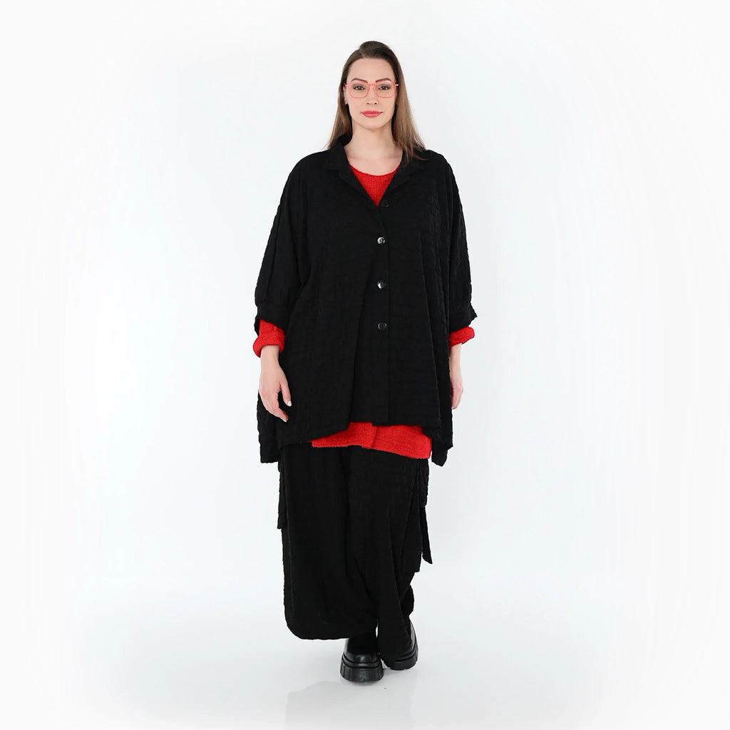 Chemisier AKH Premium 7116, Noir