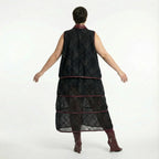 AKH Premium 7120 Vest, Burgundy-Silver