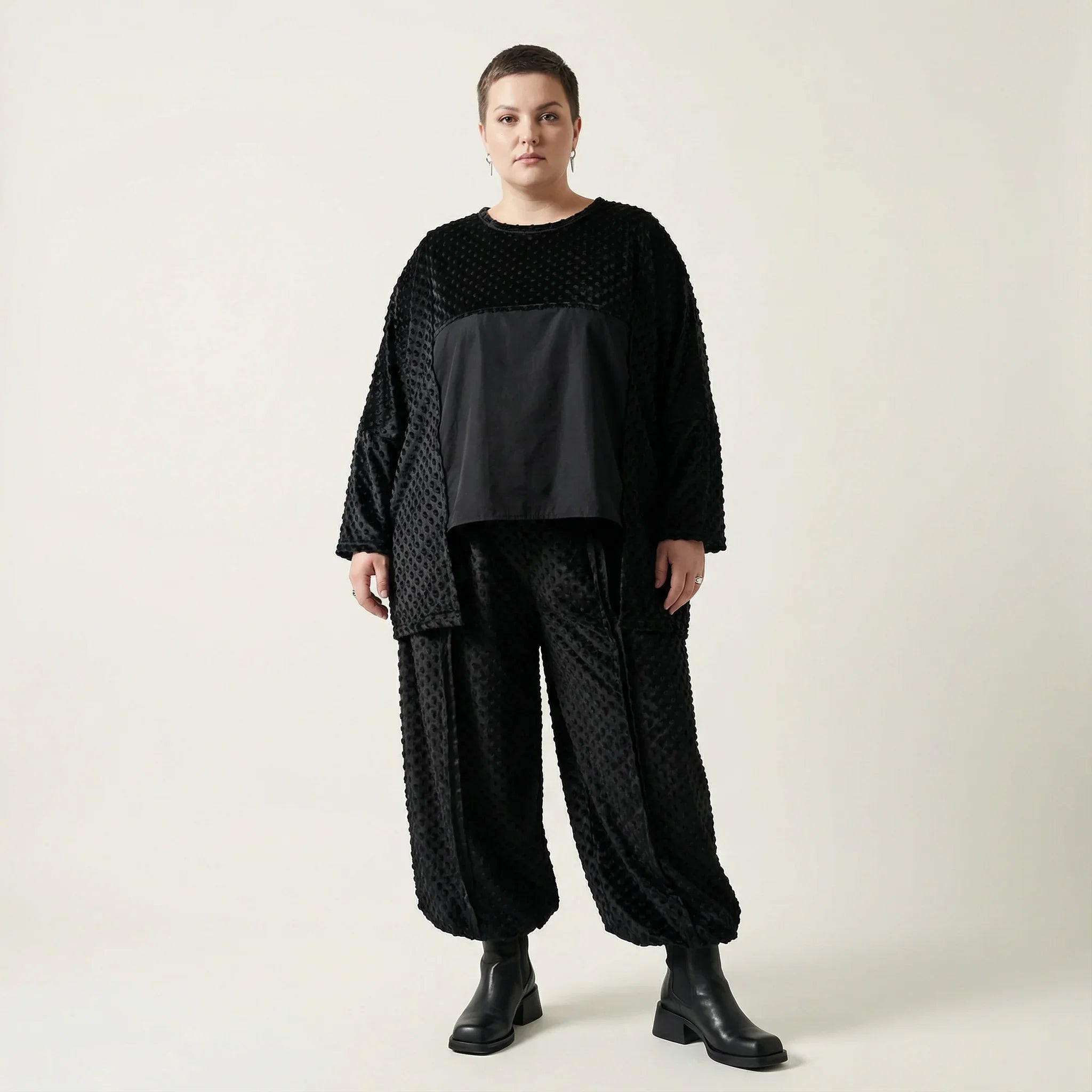AKH Premium 7173 Big Shirt, Schwarz
