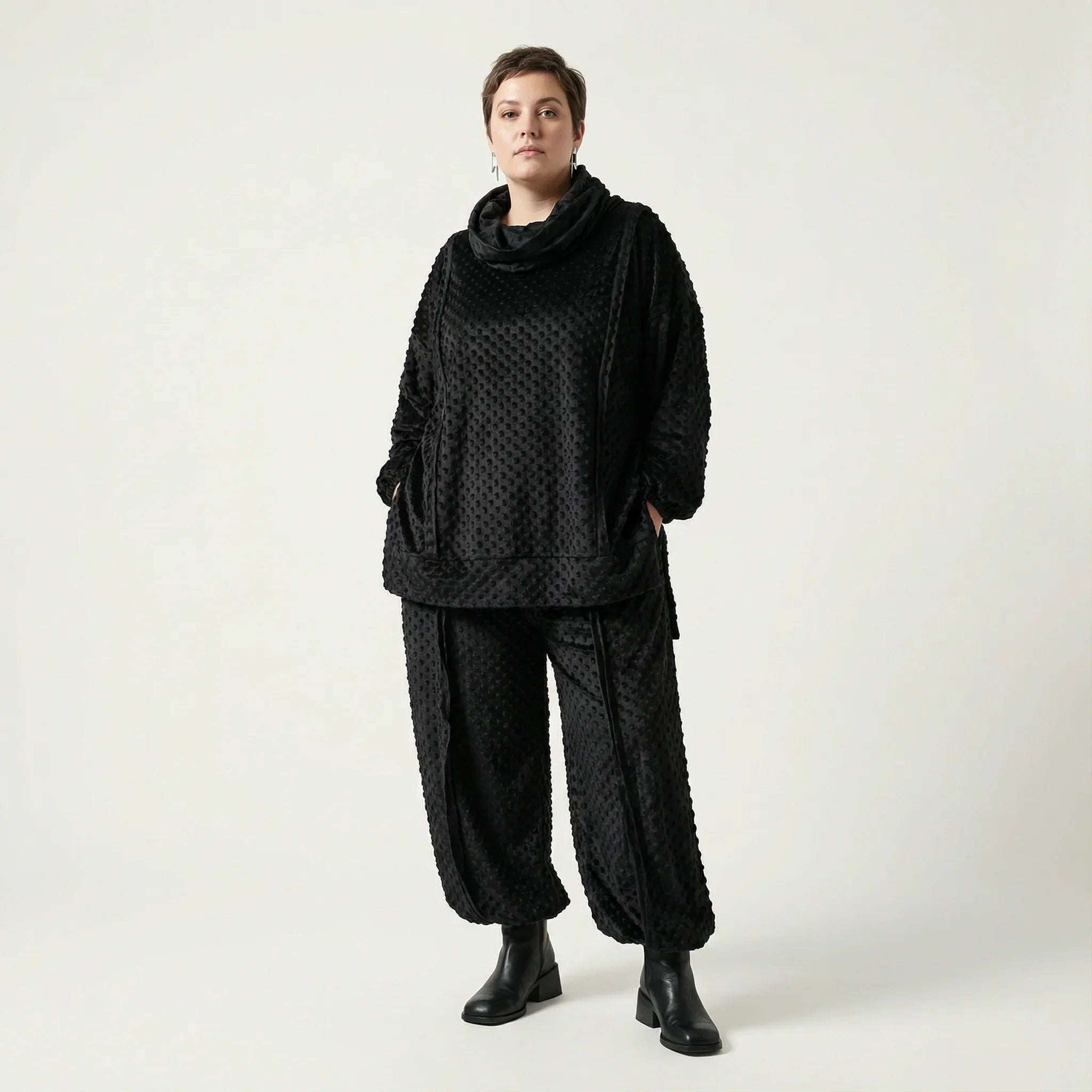 AKH Premium 7178 Big Shirt, Schwarz