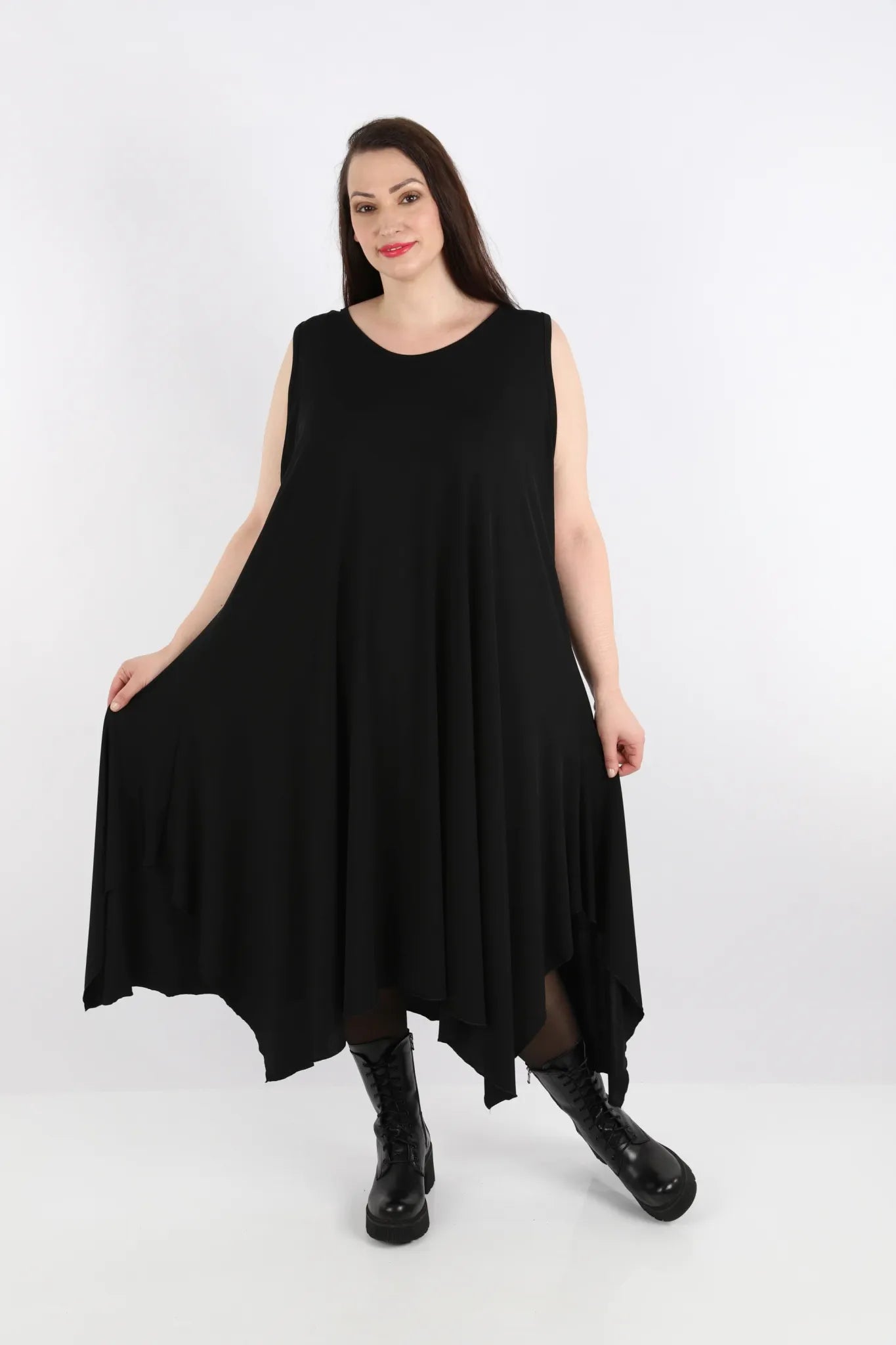 AKH Fashion 5927 Tunika, Schwarz