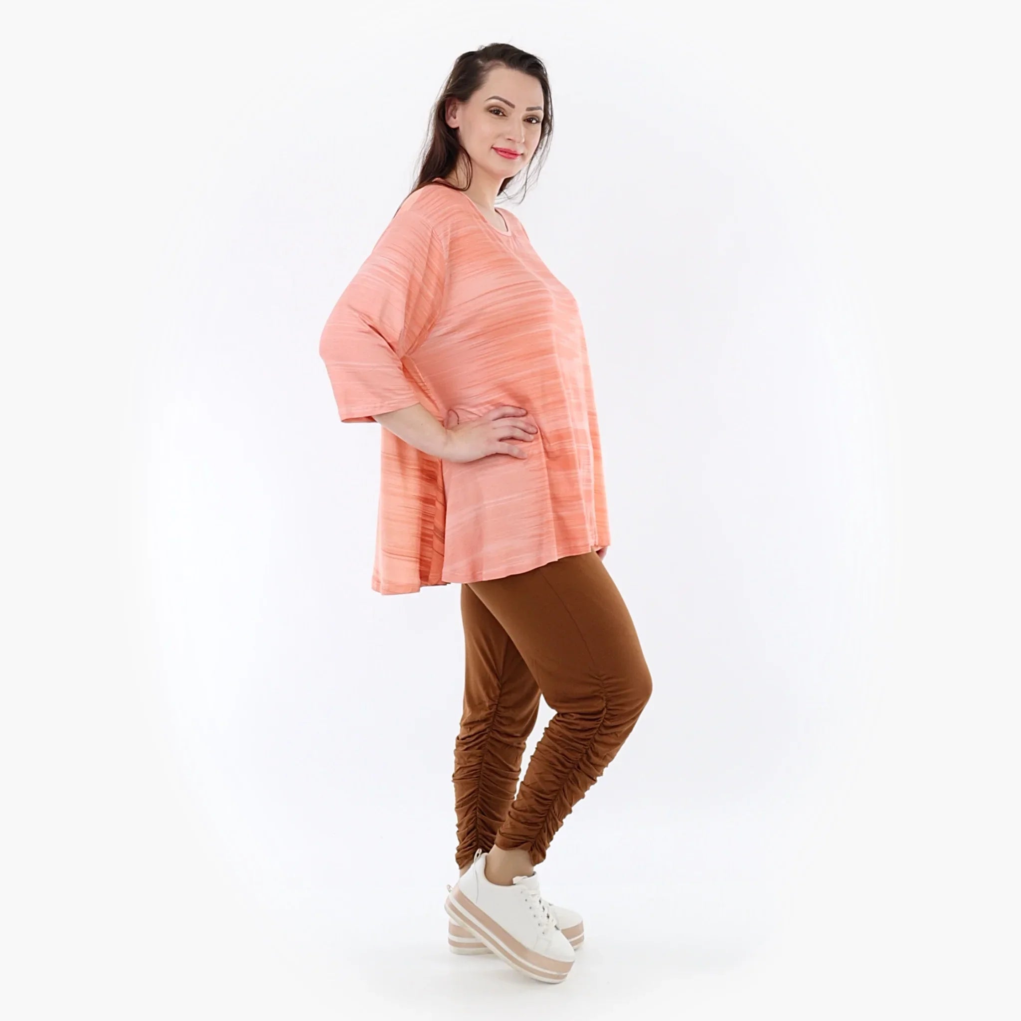 AKH Fashion Shirt 1892 Yuria, Koralle/Orange
