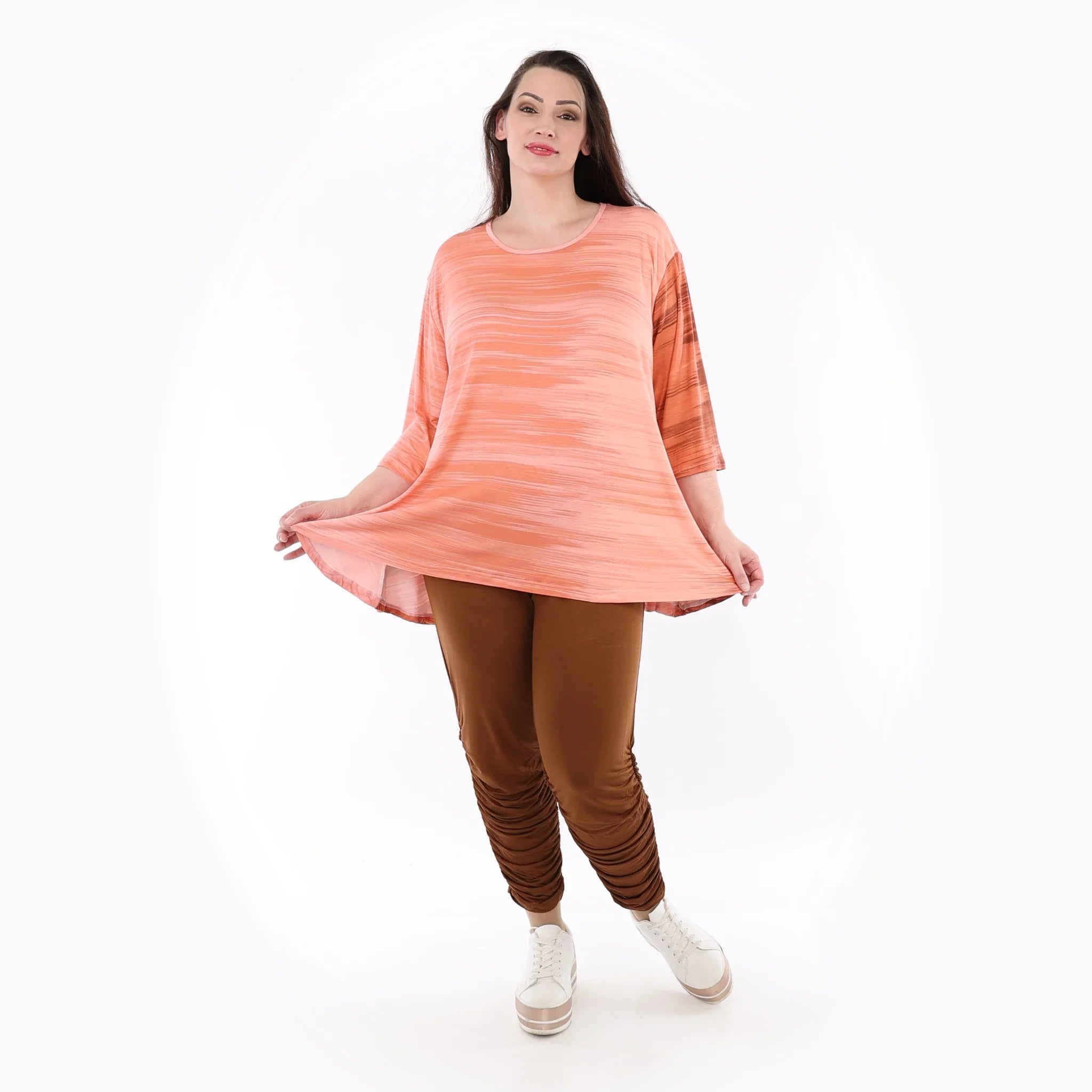 AKH Fashion Shirt 1892 Yuria, Koralle/Orange