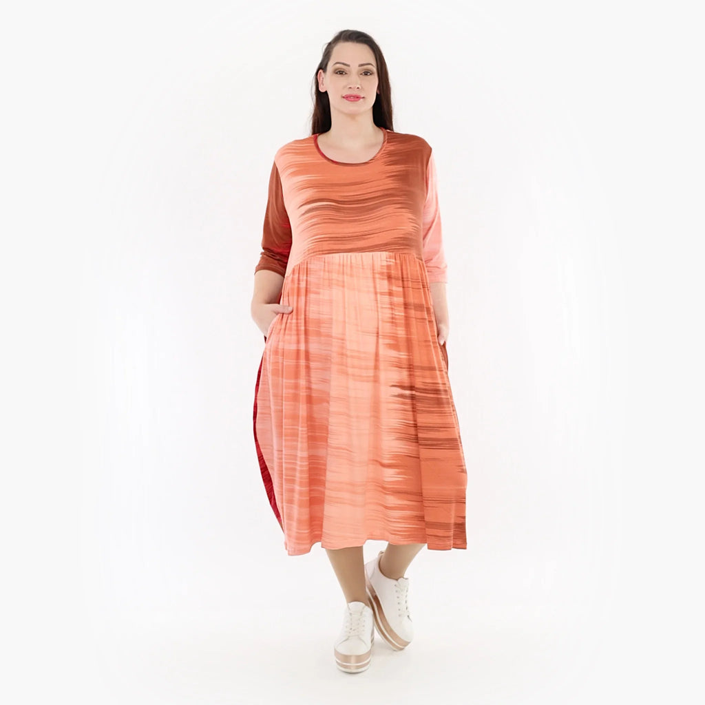 AKH Fashion Kleid 6698 Yuria, Koralle/Orange