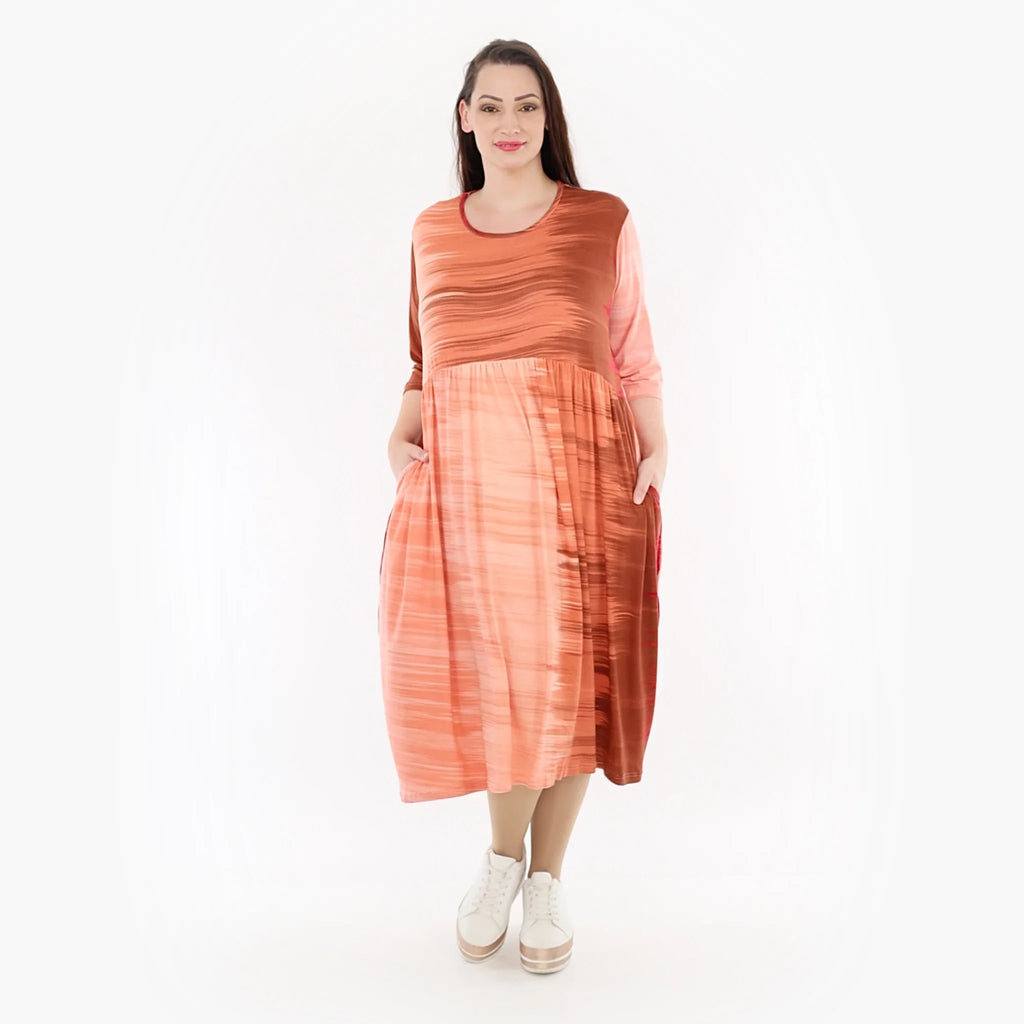 AKH Fashion Kleid 6698 Yuria, Koralle/Orange