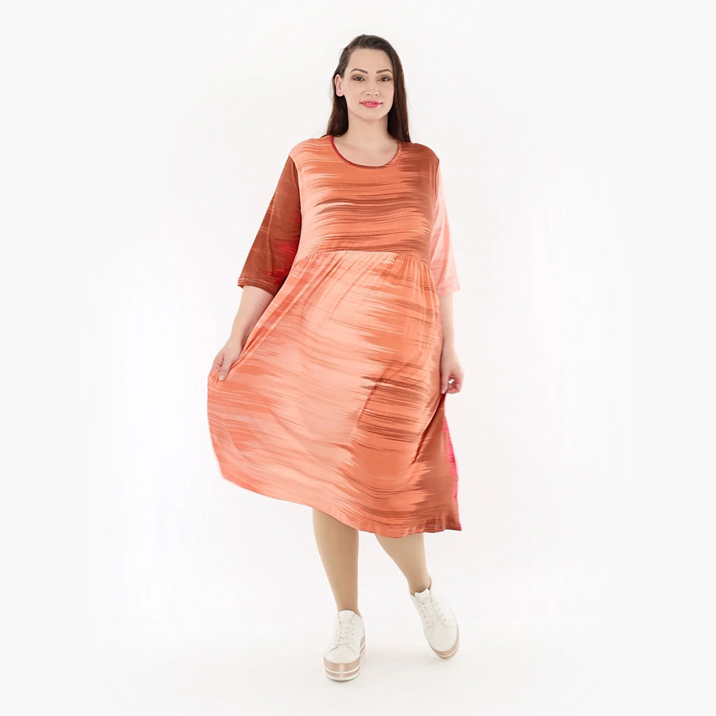 AKH Fashion Kleid 6698 Yuria, Koralle/Orange