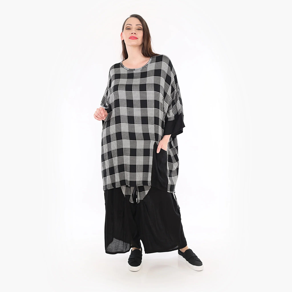 AKH Fashion Shirt 6925 Frida, Grau/Weiß/Schwarz