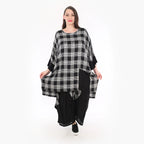 AKH Fashion Shirt 6925 Frida, Grau/Weiß/Schwarz