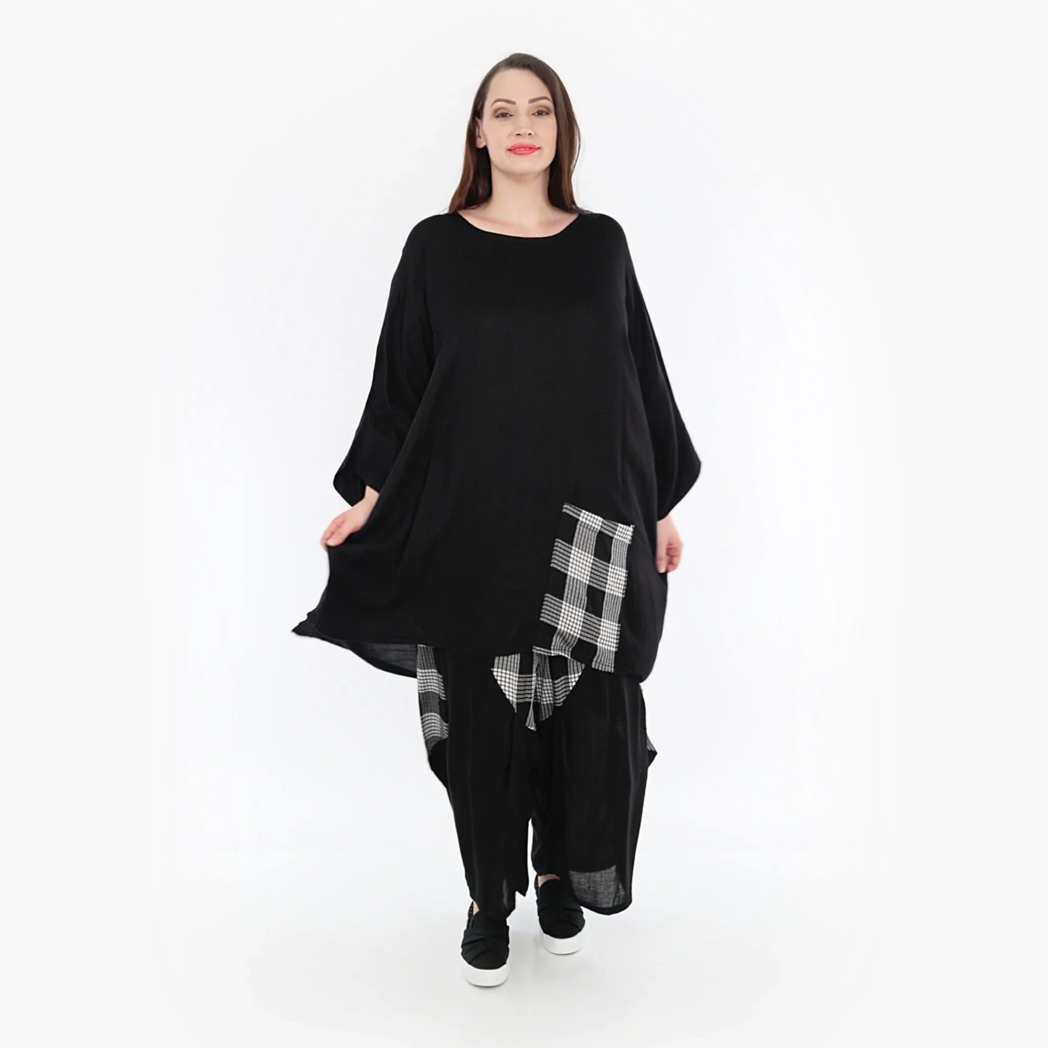 AKH Fashion Shirt 6925 Frida, Schwarz