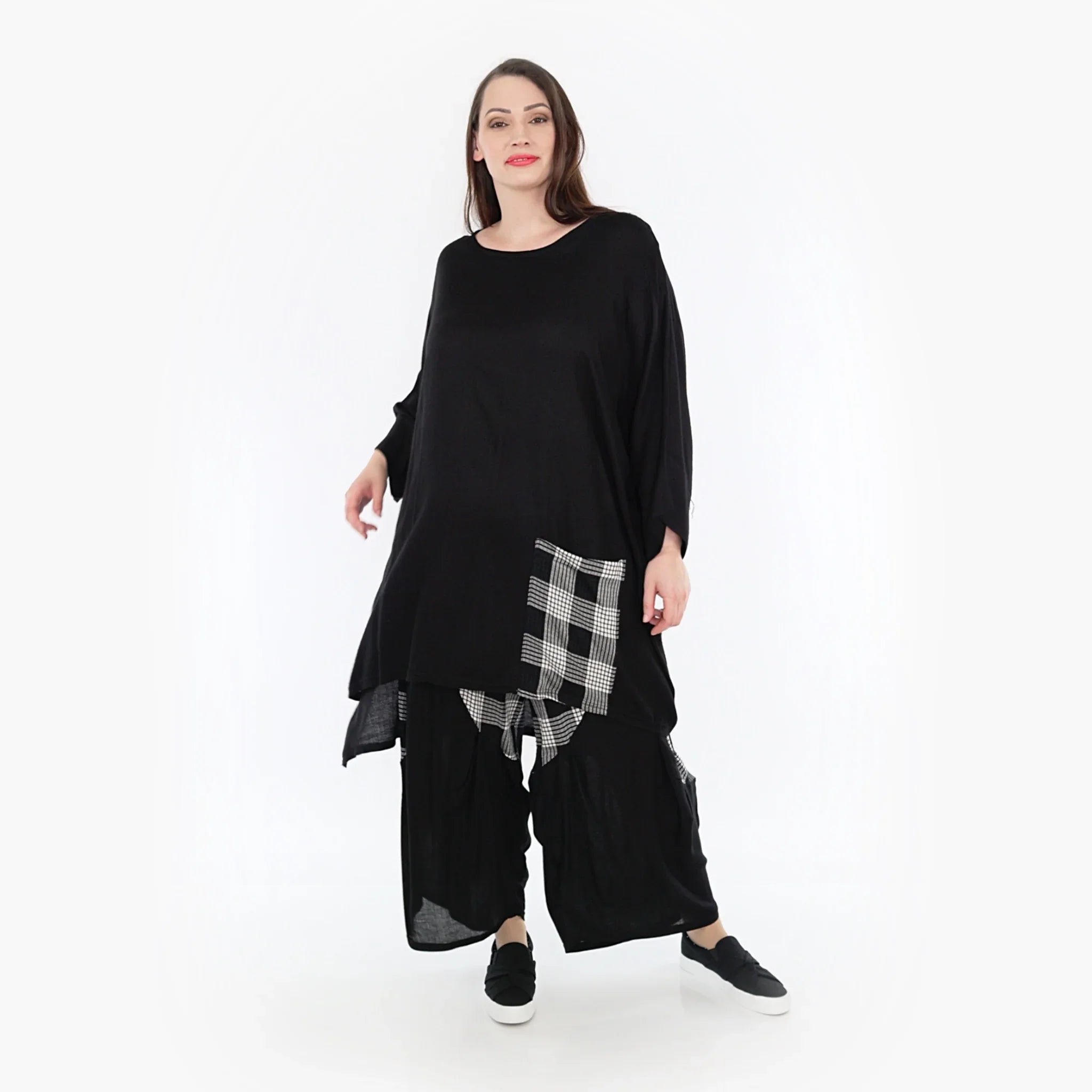 AKH Fashion Shirt 6925 Frida, Schwarz