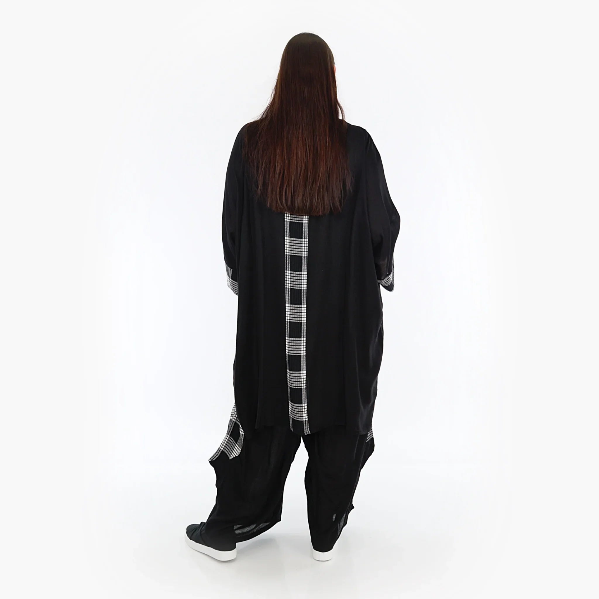 AKH Fashion Shirt 6925 Frida, Schwarz/Grau/Weiß