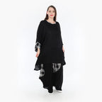 AKH Fashion Shirt 6925 Frida, Schwarz/Grau/Weiß