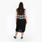 AKH Fashion Tunika 6942 Frida, Grau/Weiß/Schwarz