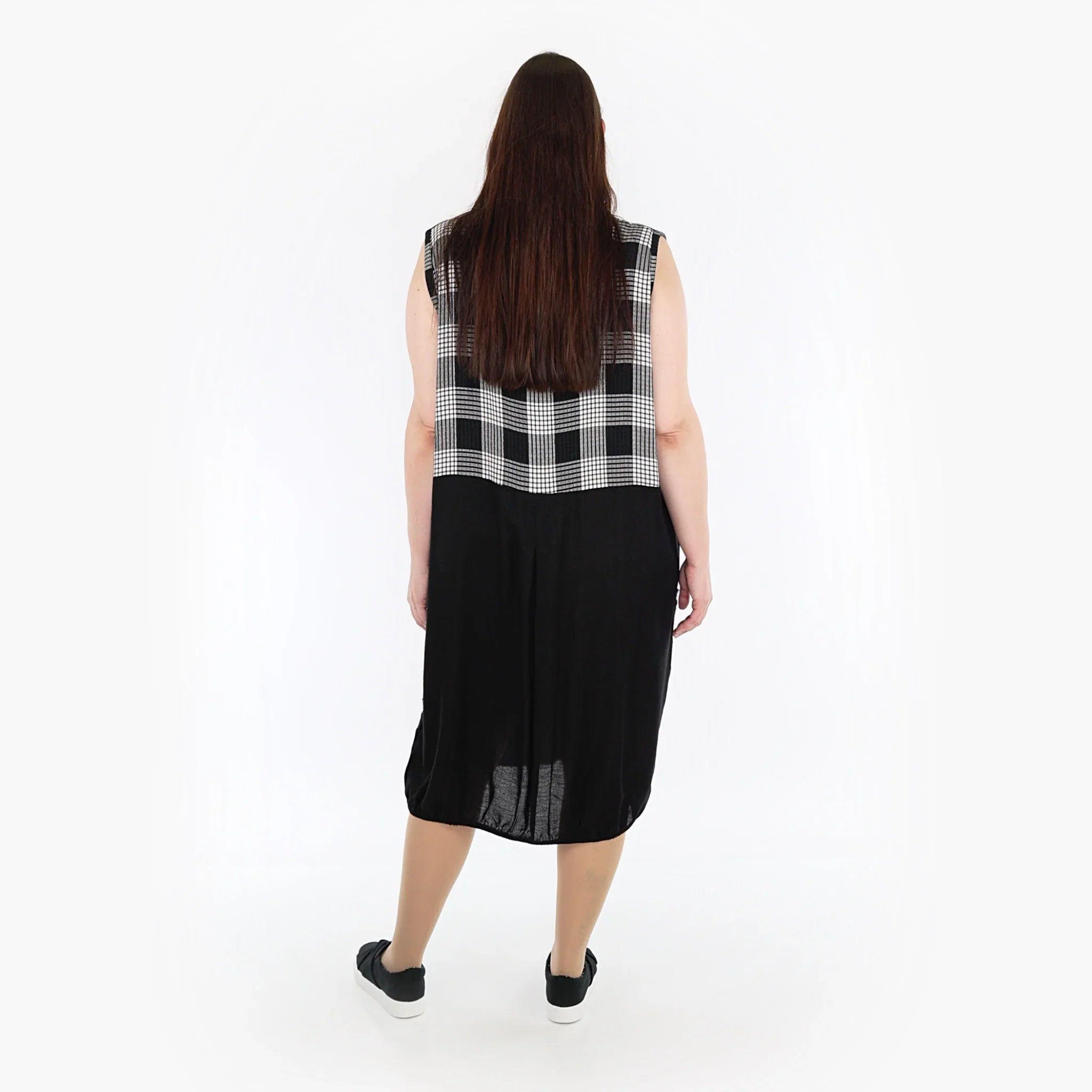AKH Fashion Tunika 6942 Frida, Grau/Weiß/Schwarz