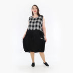 AKH Fashion Tunika 6942 Frida, Grau/Weiß/Schwarz