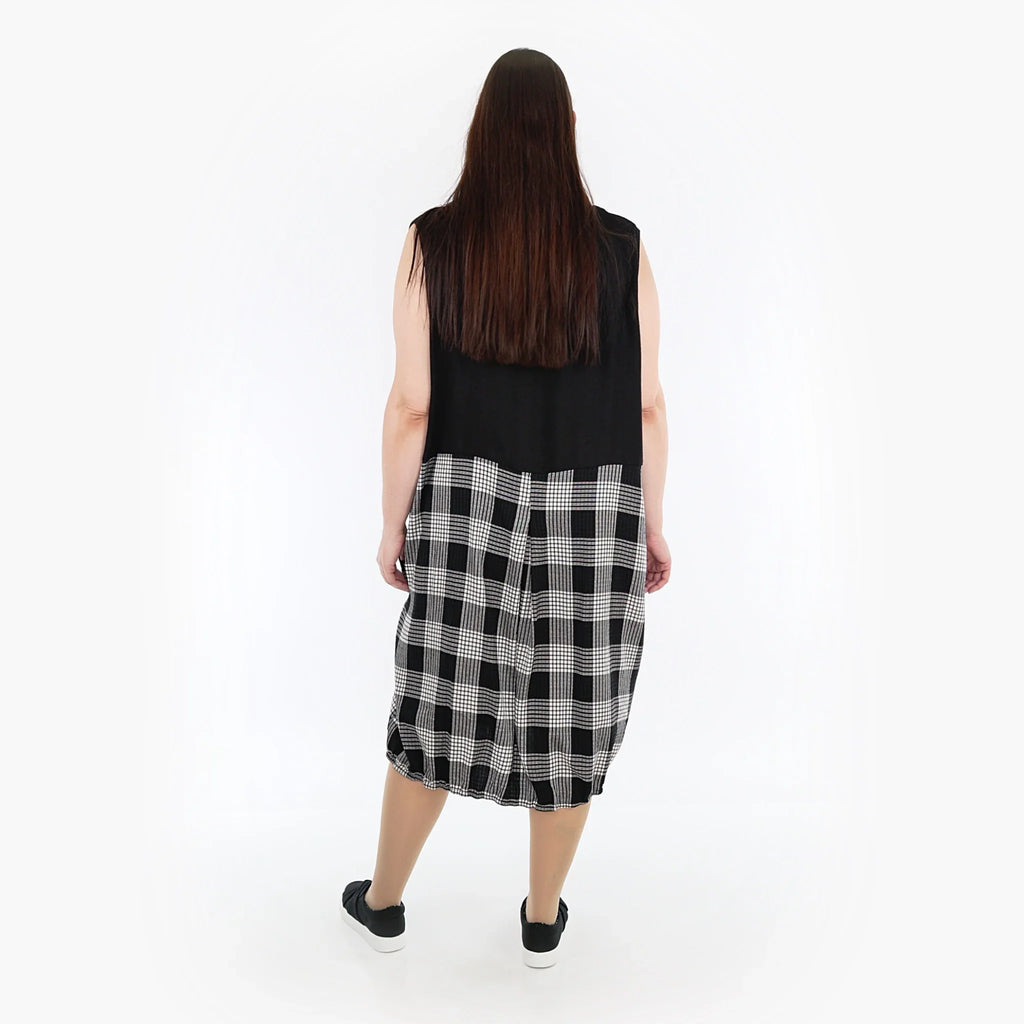 AKH Fashion Tunika 6942 Frida, Schwarz/Grau/Weiß