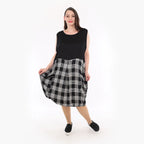 AKH Fashion Tunika 6942 Frida, Schwarz/Grau/Weiß