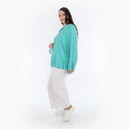 AKH Fashion Jacke 140 Chally, Mint/Weiß
