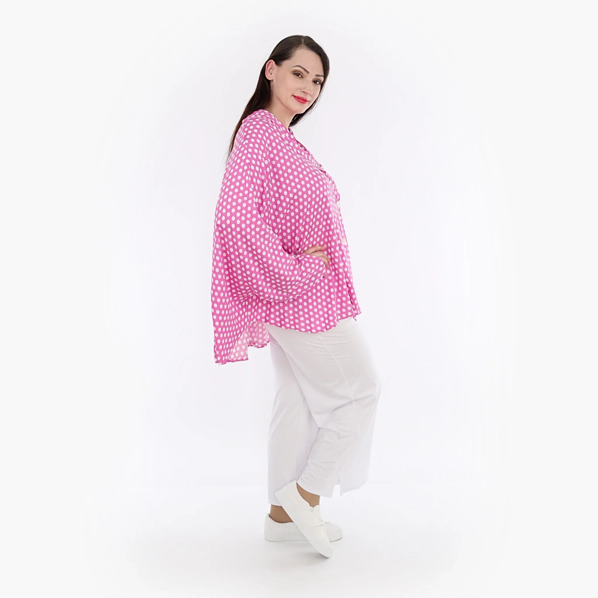 AKH Fashion Jacke 140 Chally, Pink/Weiß