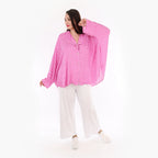 AKH Fashion Jacke 140 Chally, Pink/Weiß