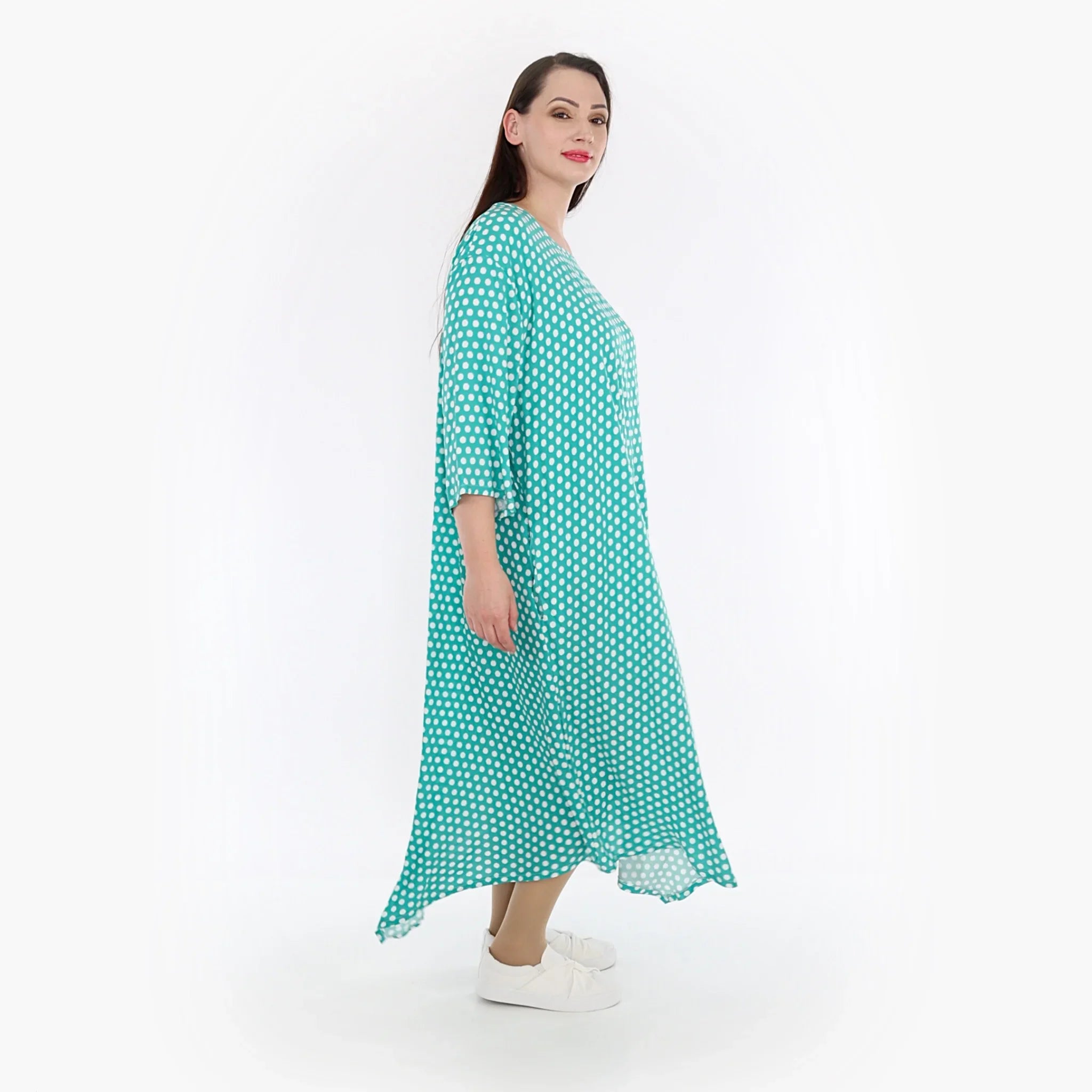 AKH Fashion Kleid 1927 Chally, Mint/Weiß