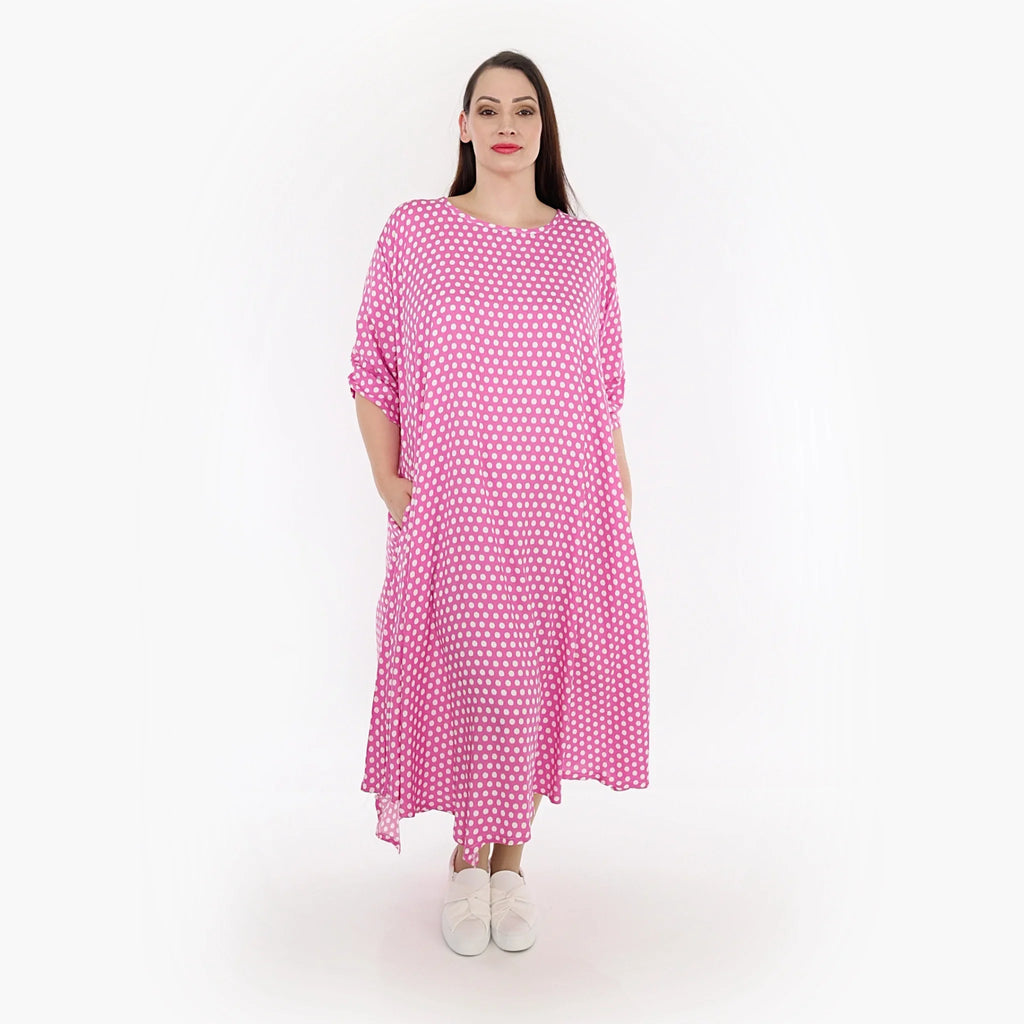 AKH Fashion Kleid 1927 Chally, Pink/Weiß