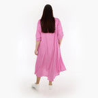 AKH Fashion Kleid 1927 Chally, Pink/Weiß