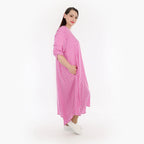 AKH Fashion Kleid 1927 Chally, Pink/Weiß