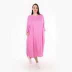 AKH Fashion Kleid 1927 Chally, Pink/Weiß