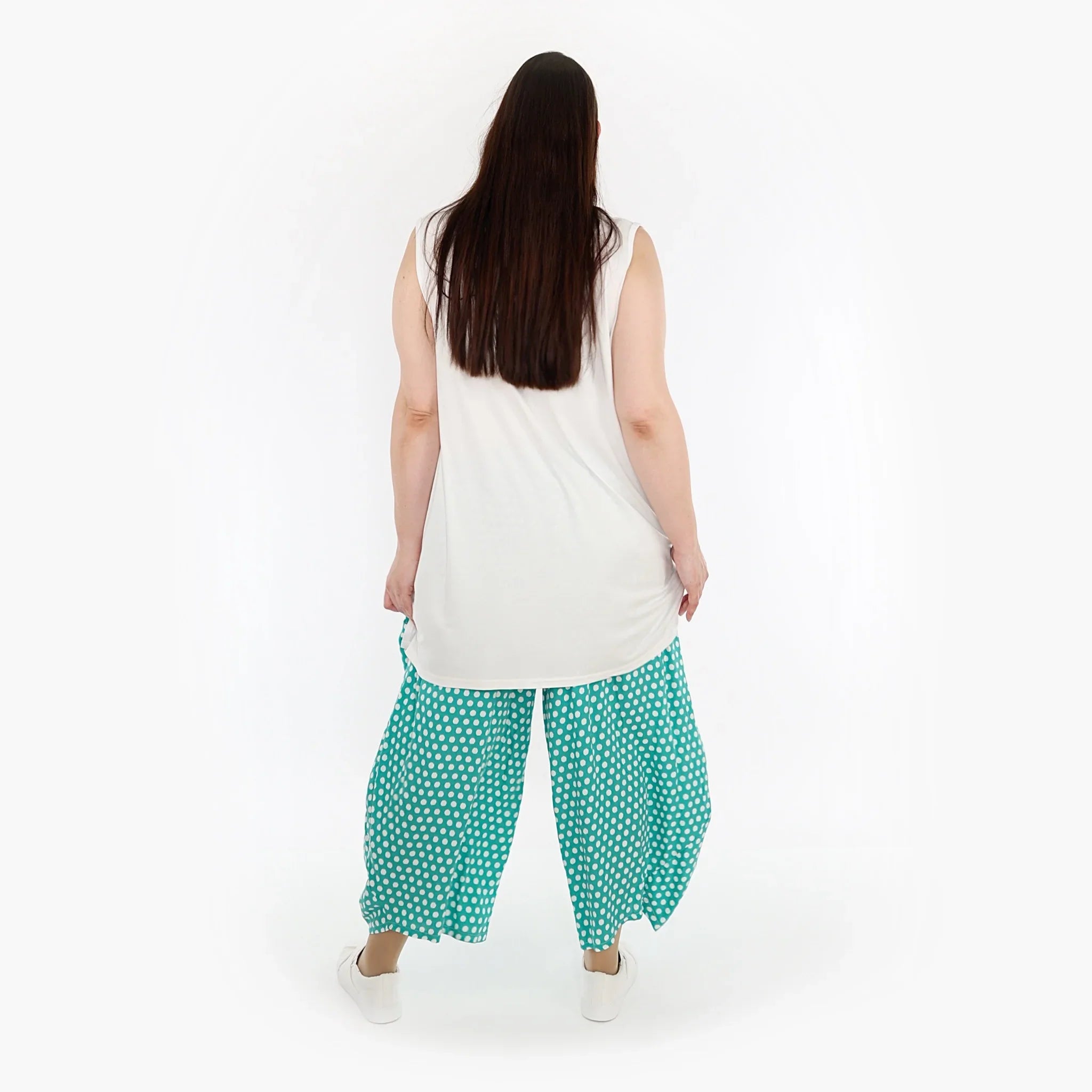 AKH Fashion Trousers 8069 Chally, Mint/White