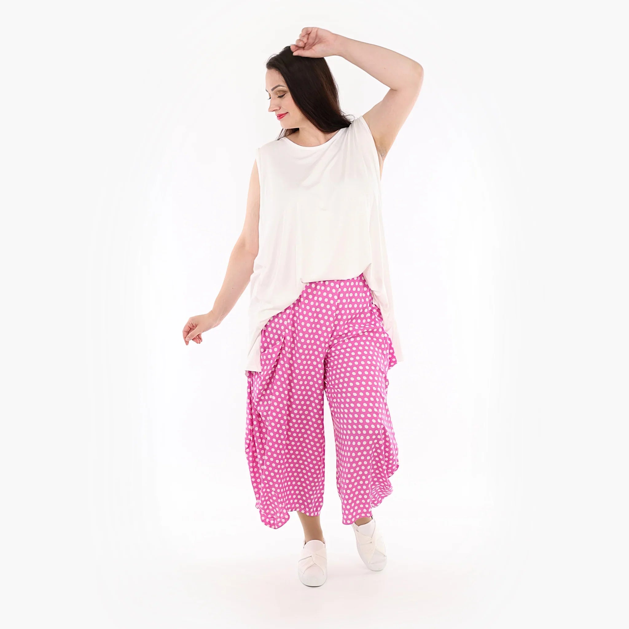 AKH Fashion Hose 8069 Chally, Pink/Weiß