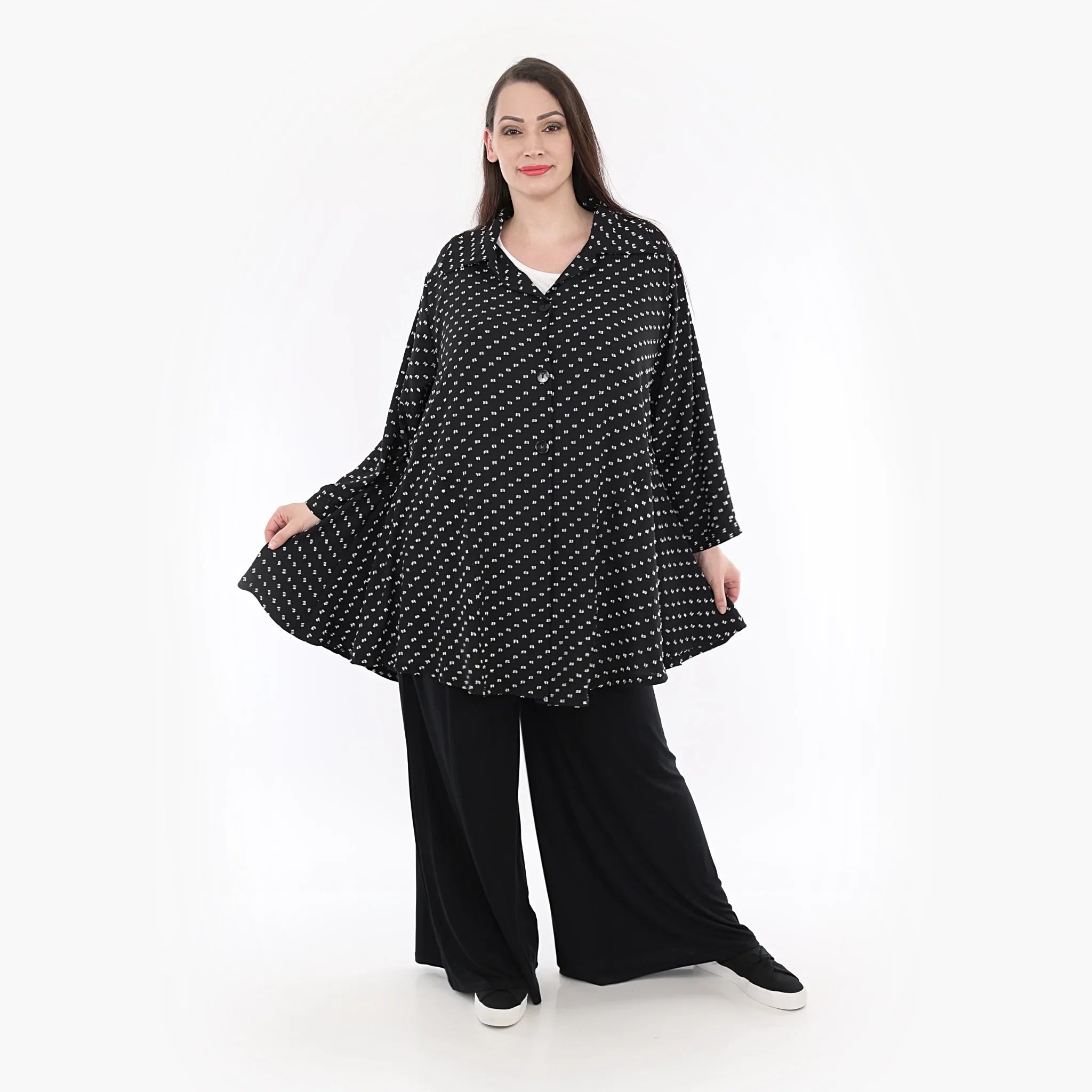 AKH Fashion Jacke 6940 Peppy, Schwarz/Weiß