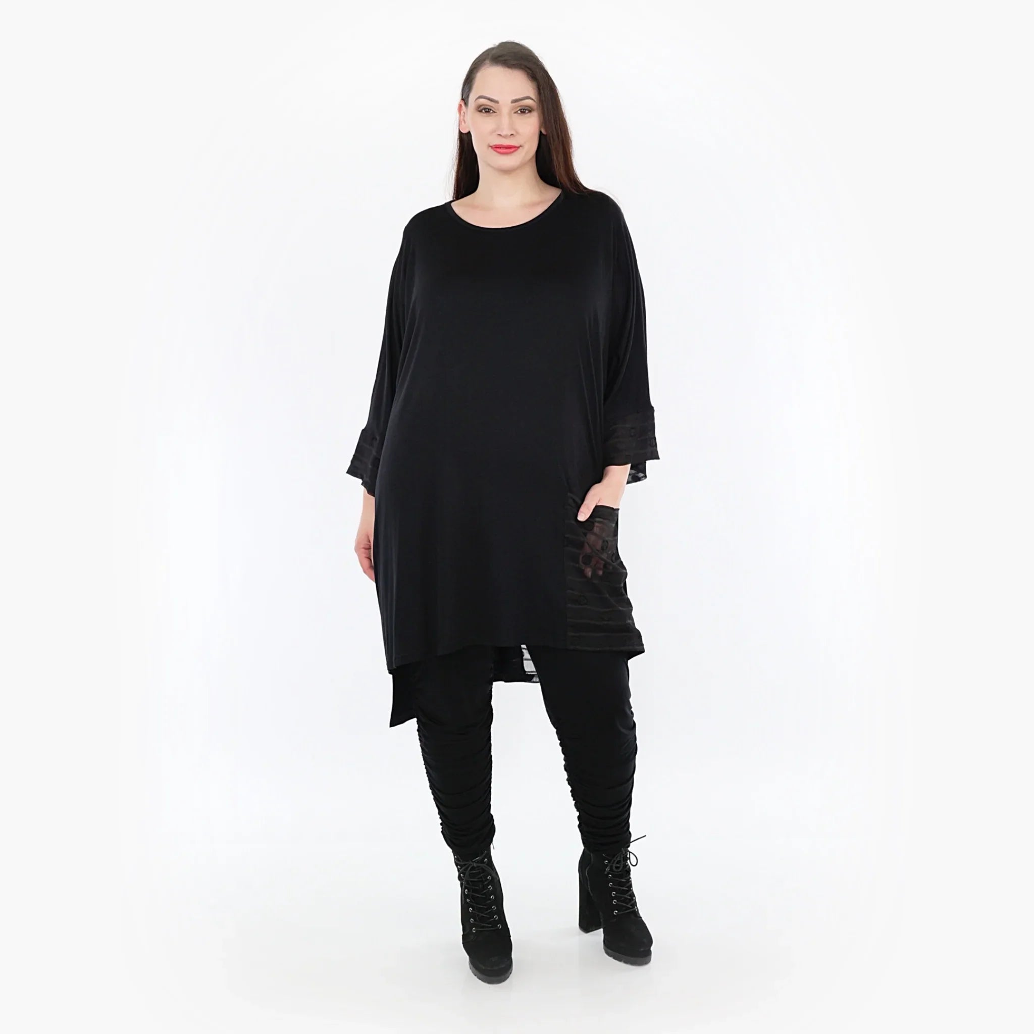AKH Fashion Shirt 6925 Serenity, Schwarz