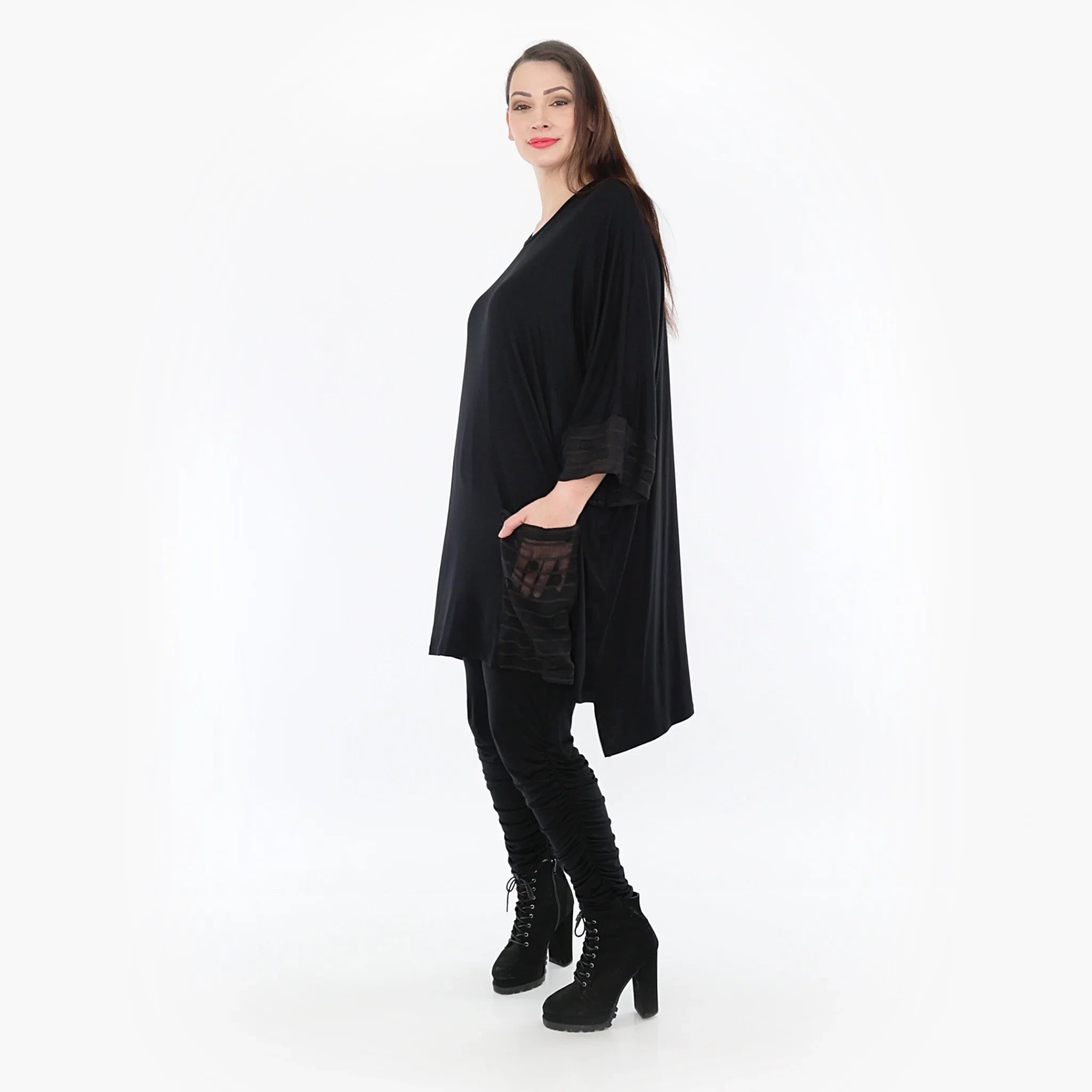 AKH Fashion Shirt 6925 Serenity, Schwarz