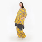 Chemise AKH 1892, Jaune-Lilas Gris